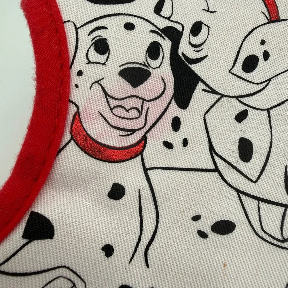 Disney 101 Dalmatians Dog Harness Large Red White Spotted Vest Adjustable